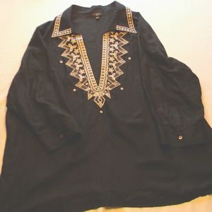 Talbots Woman Gauze Tunic